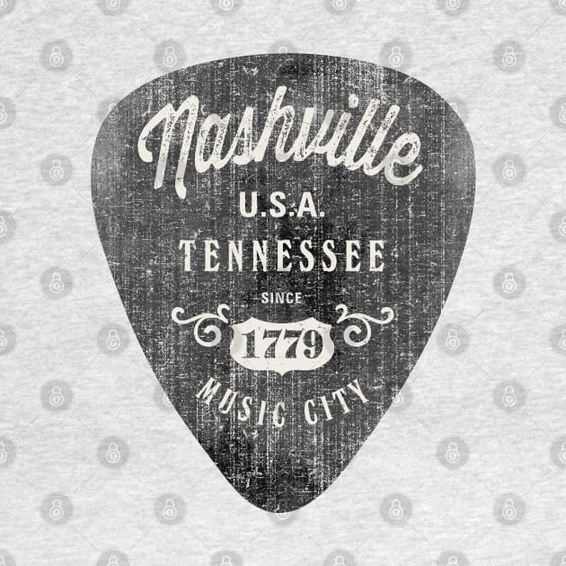 Nashville Music City USA Vintage by Designkix